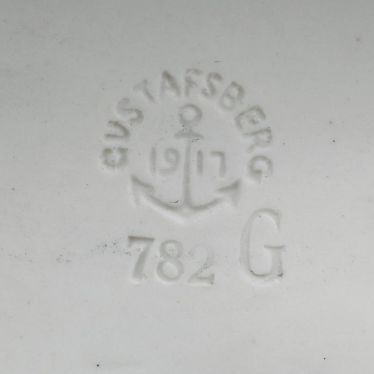 FIGUR, parian, Gustafsberg 1917.