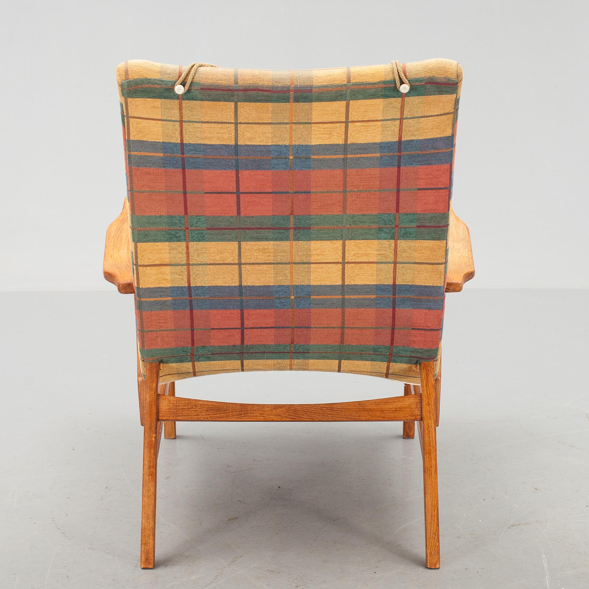 FÅTÖLJ, Brickmärkt  OPE, 1940/50-tal.