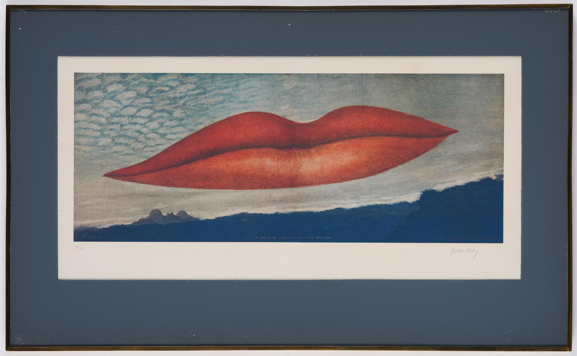Man Ray, "A l'heure de l'observatoire - Les Amoureux".