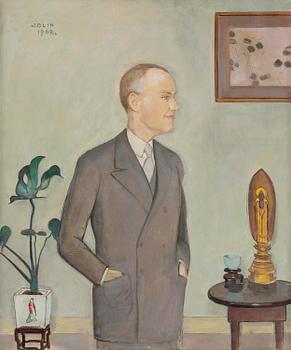 448. Einar Jolin, Self-portrait.