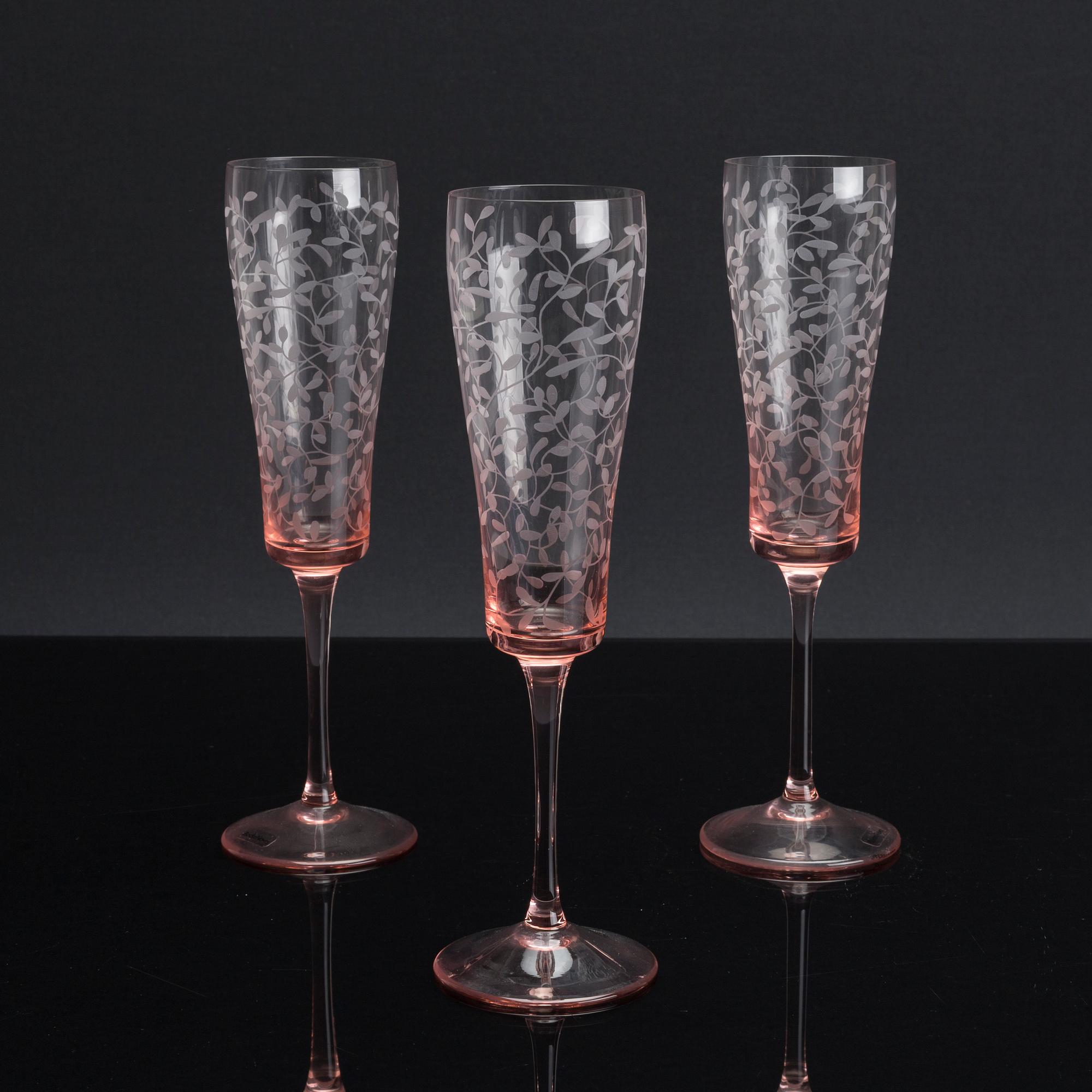 CHAMPAGNEGLAS, 25 st Boda Nova.