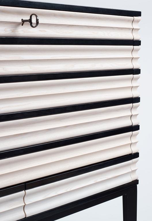 Attila Suta, barskåp, egen studio, det först utförda exemplaret, Stockholm 2020.