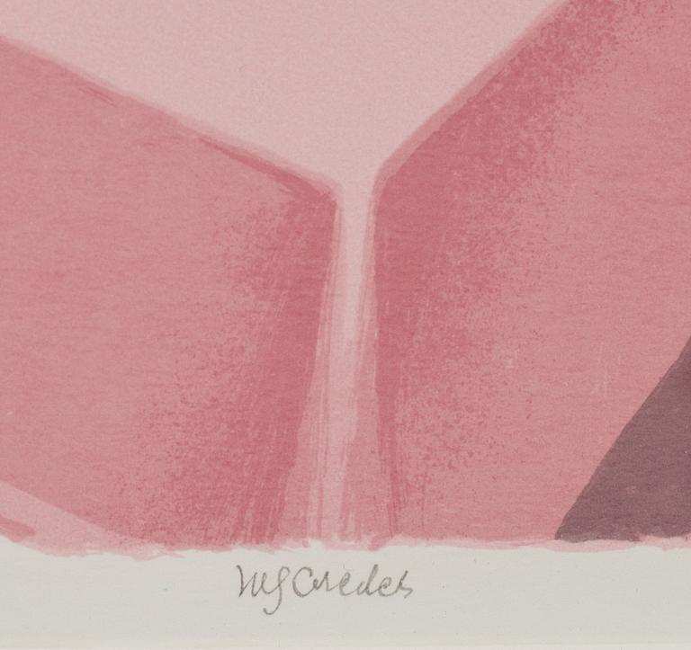 ULF GREDER, färglitografi, signerad, H.C.