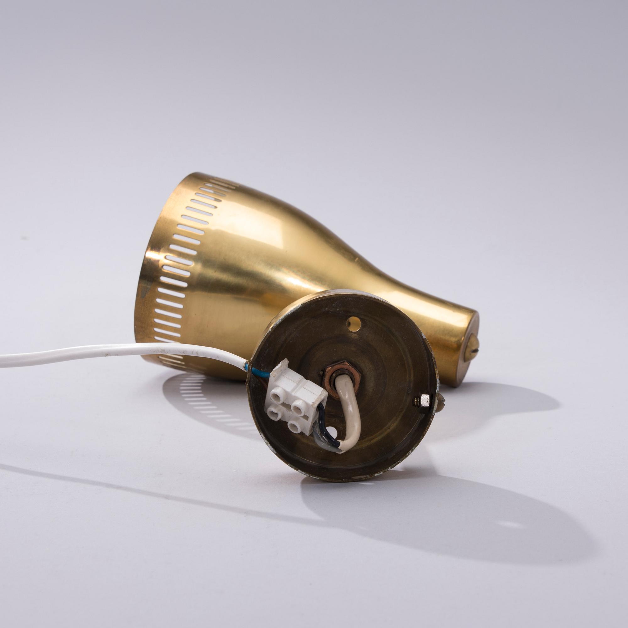 VÄGGLAMPA, märkt Idman, 1900-talets mitt.