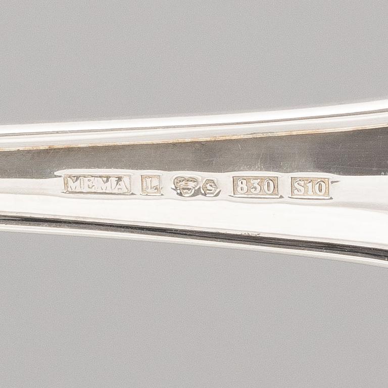 A 73-piece Swedish silver cutlery, model  'Rådhus', including MEMA, Lidköping 1992.