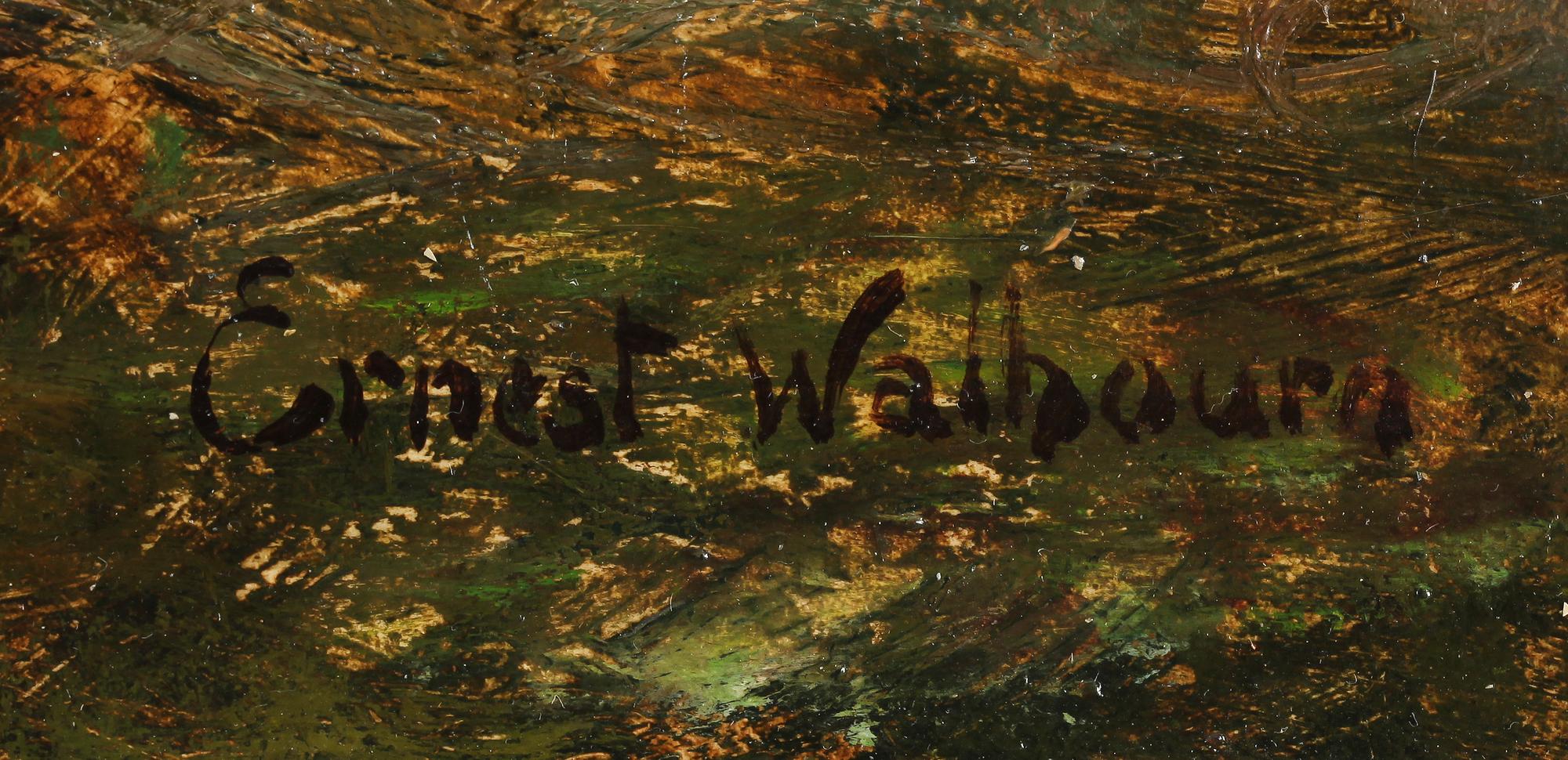 ERNEST WALBOURN, olja på duk, sign.