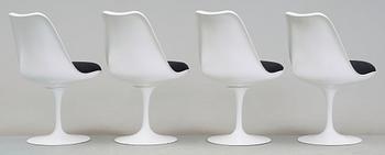 EERO SAARINEN, stolar, 4 st, "Tulip", Knoll International, USA.