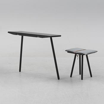 Chris Liljenberg Halstrøm, a 'Georg console table' and stool 'Georg stool' Skagerak.