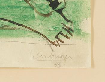 Le Corbusier (Charles-Édouard Jeanneret), "Femme devant une porte".