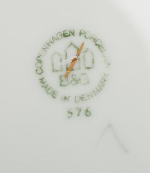 SERVISPORSLIN, 10 del, porslin, "Måsen", Bing & Gröndahl.