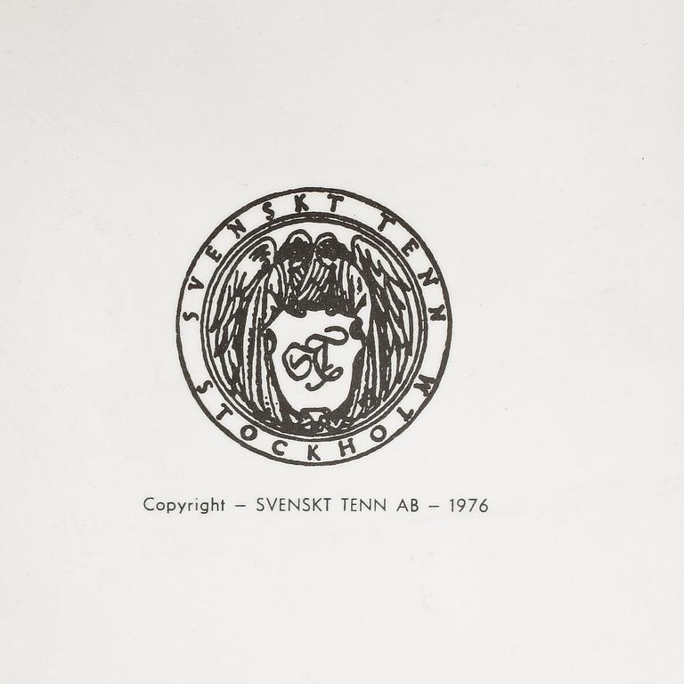 BRICKBORD, Firma Svenskt Tenn, 1900-tal.