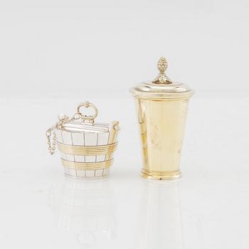 "The Swedish Silver Treasure," 10 miniatures, silver, GAB Uppsala 1981.
