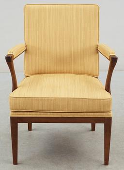 KARMSTOL, modell 868, Josef Frank för Firma Svenskt Tenn. 1900-talets andra hälft.