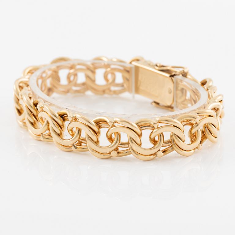 Armband 18K guld, bismarck.