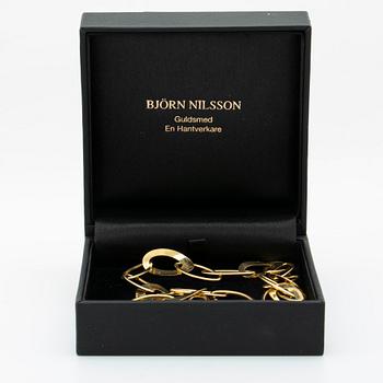 Collier, 18K guld, 15,9g, inköpt guldsmed Björn Nilsson Kristianstad.