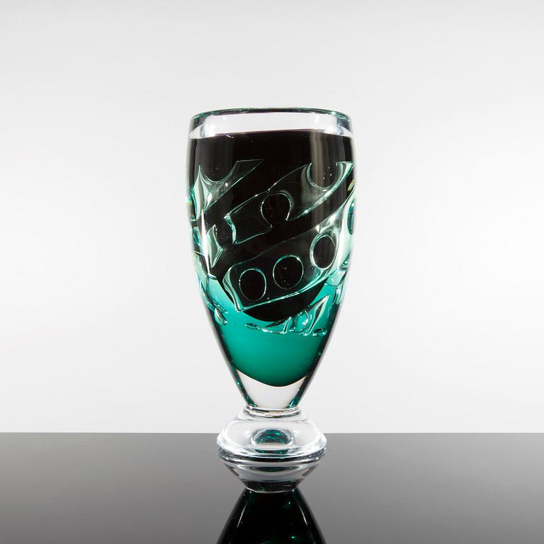 BENGT EDENFALK, vas, glas, signerad.