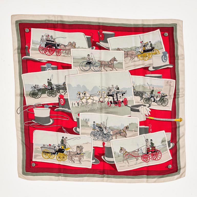 Hermès, “Attelages”, scarf.