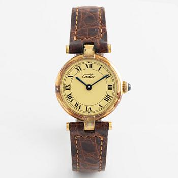 must de Cartier, VLC, armbandsur, 24 mm,