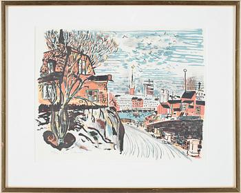 SVEN X:ET ERIXSON, färglitografier, 3 st. Signerade och numr 38/350.