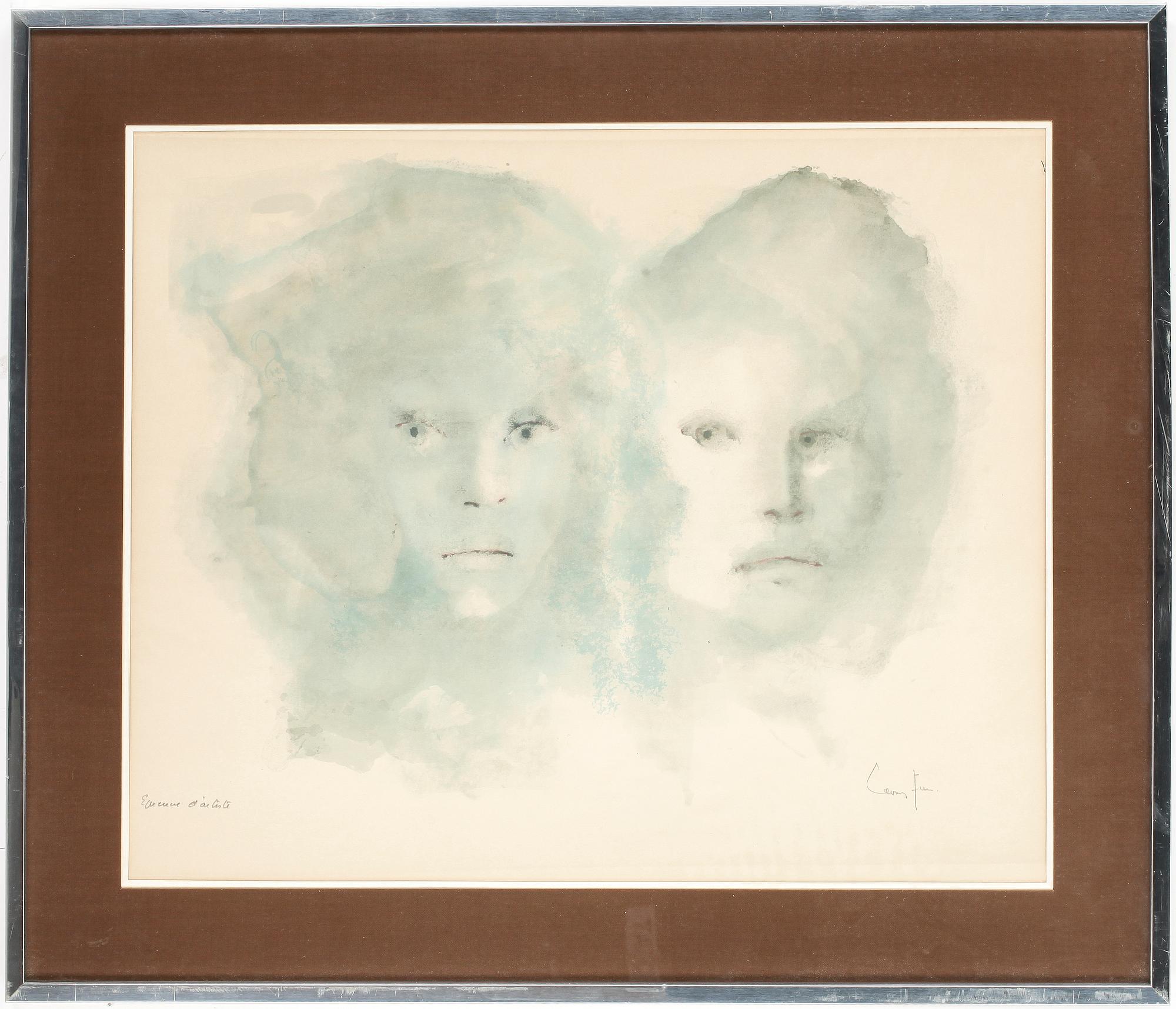 LEONOR FINI, färglitografi, signerad, Épreuve d'artiste.