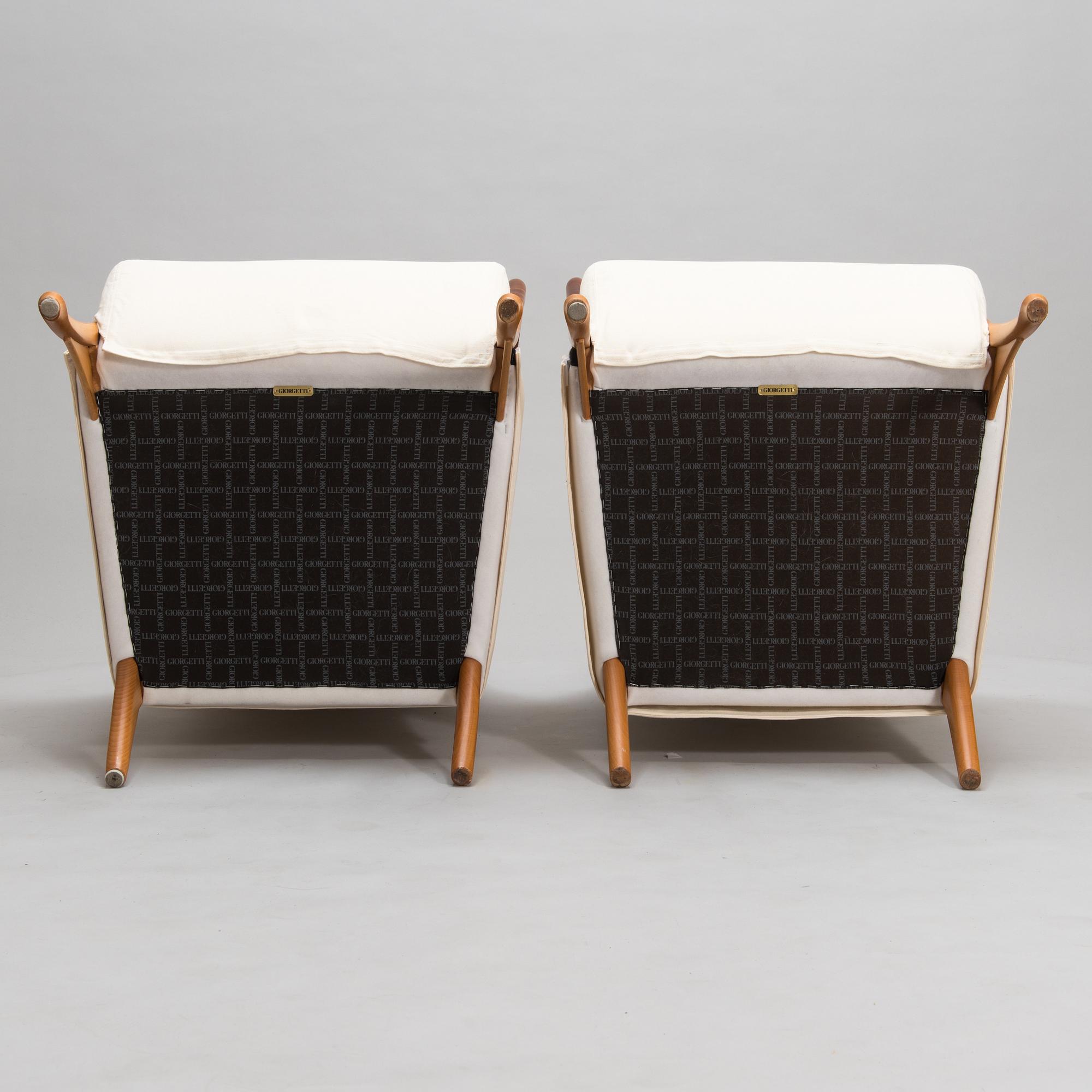 Umberto Asagno, nojatuolipari ja rahi, "Bergere Progetti", 63240, Giorgetti, Italia, 1980-luku.