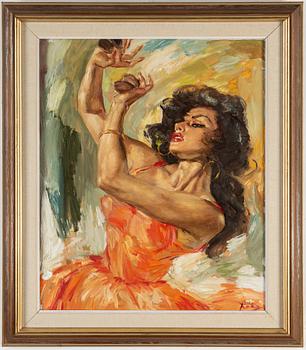 CHARLES ROKA, oil on canvas, signed.