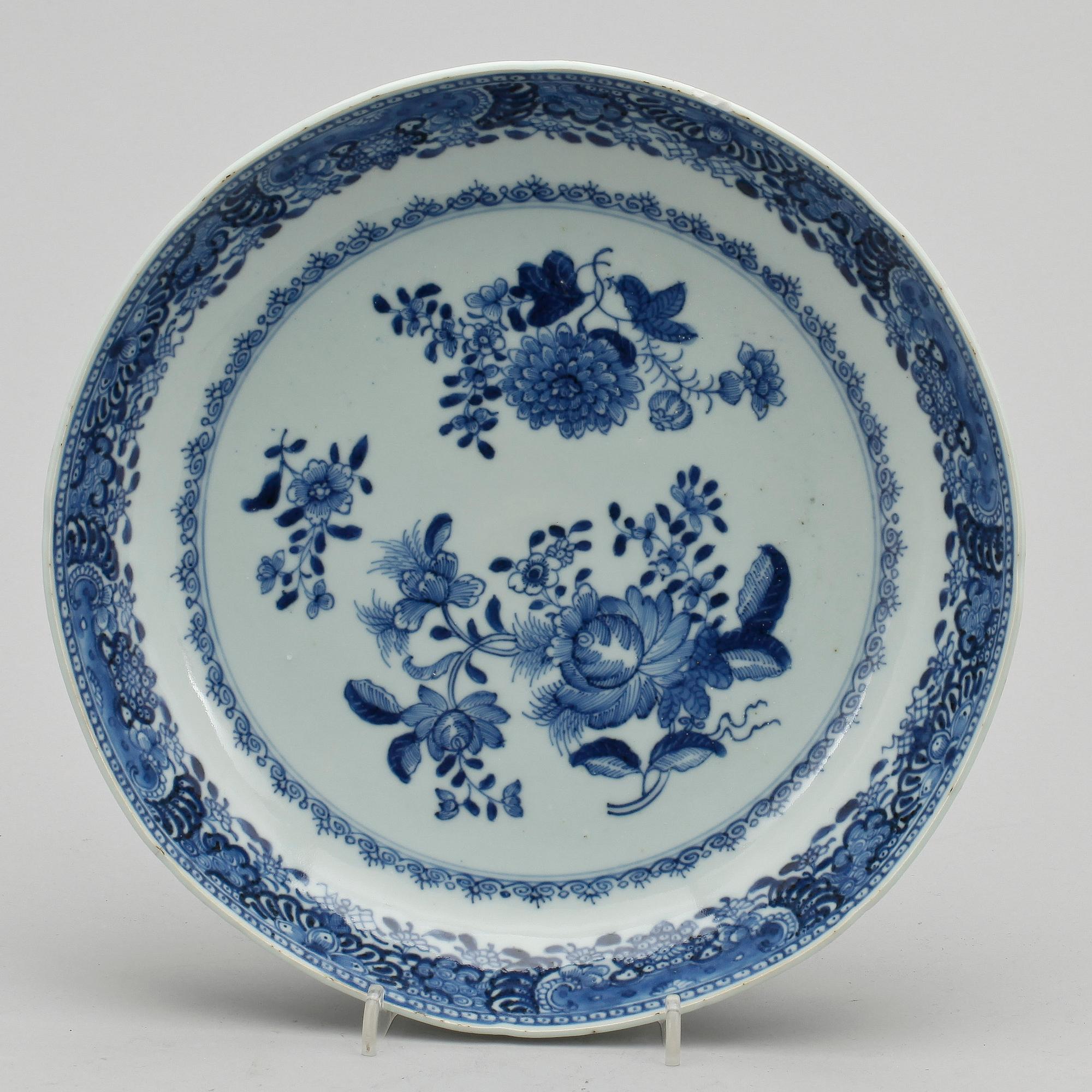SKÅLFAT, kompaniporslin, 1700-tal.