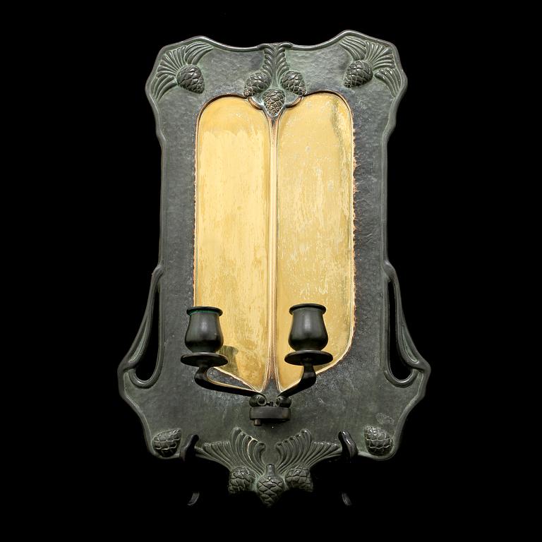 LAMPETTER, ett par, jugend, 1900-talets början.