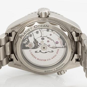 Omega, Seamaster, GMT, Planet Ocean 600M, wristwatch, 43.5 mm.
