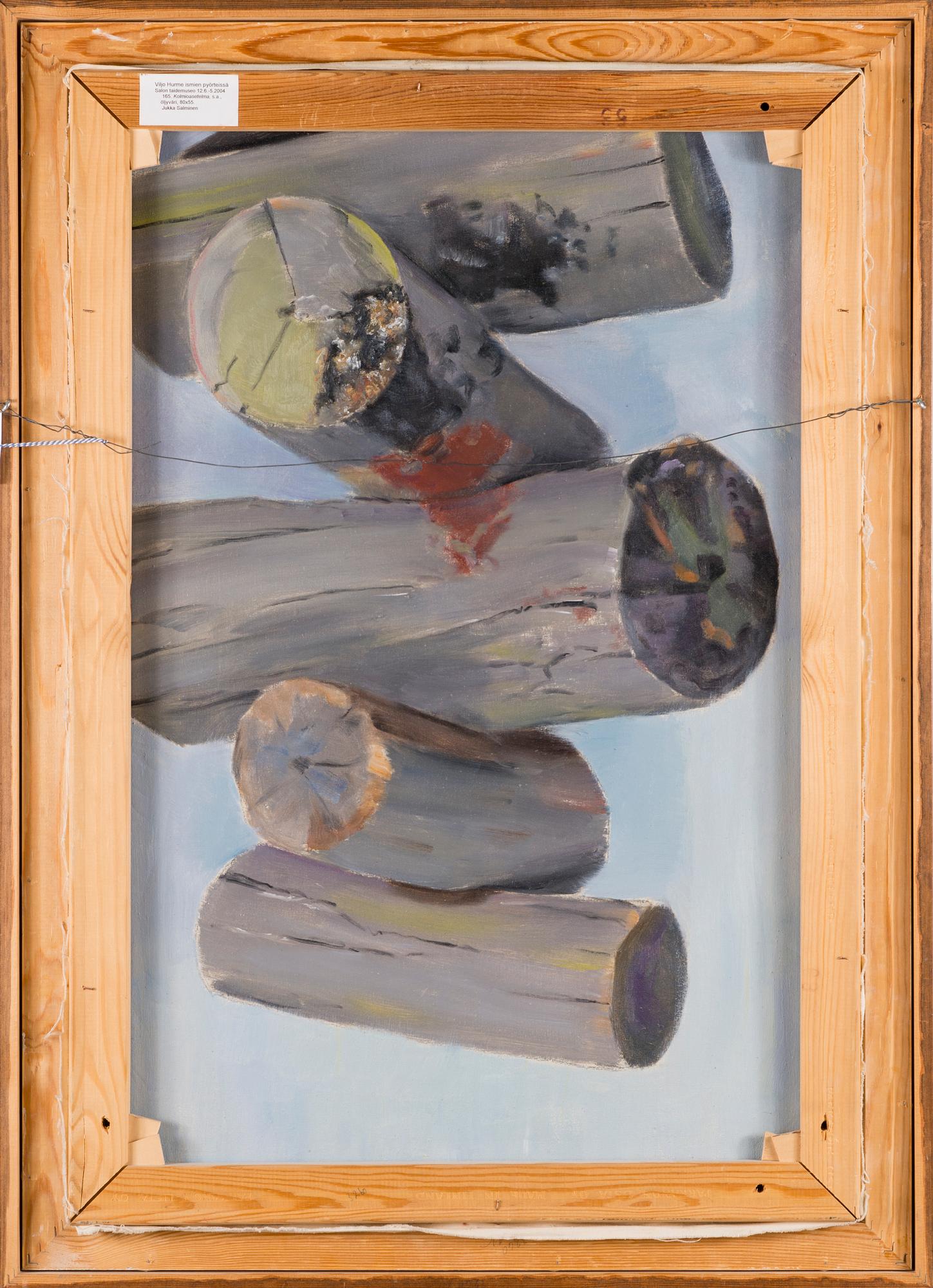 VILJO HURME, oil on canvas, on both sides, signed.