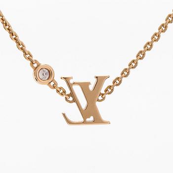 Louis Vuitton, halsband, "LV Idylle Blossom", 18K guld med en diamant.