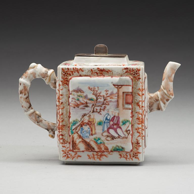 A large famille rose punch pot, Qing dynasty, Qianlong (1736-95).