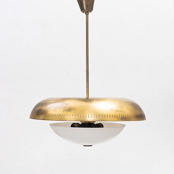 Harald Notini, a Swedish Modern model 11405 ceiling light from Böhlmarks, 1930's/40's.