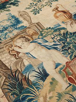 A TAPESTRY, tapestry weave, "Water" part of "The Four Elements", ca 231,5 x 252,5 cm, Flanders 17th century.