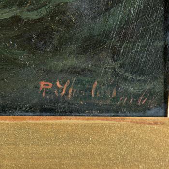 UNIDENTIFIED ARTIST 19TH CENTURY, panel, signed.