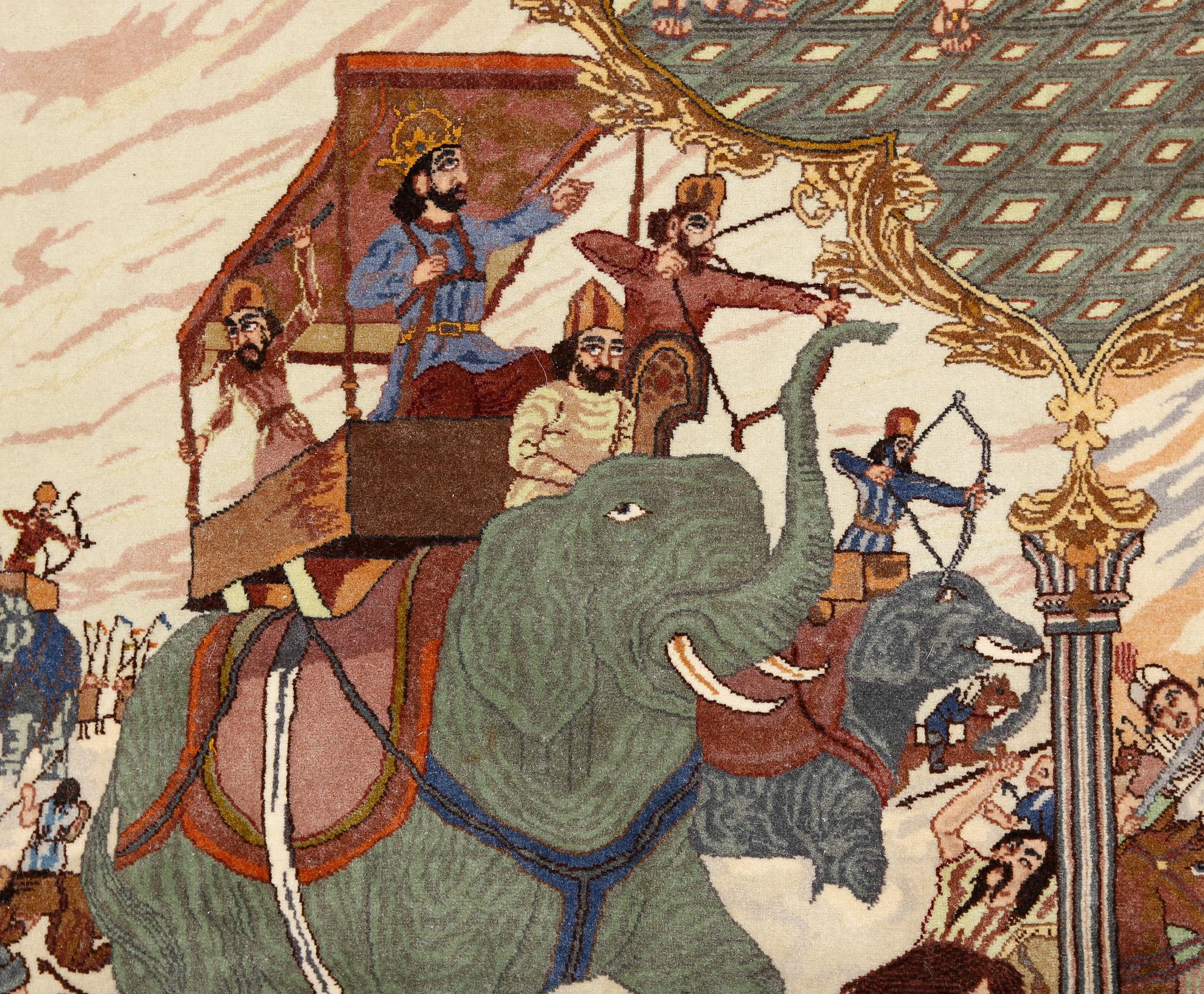 MATTA, Täbris, figural. Ca 212x148 cm.