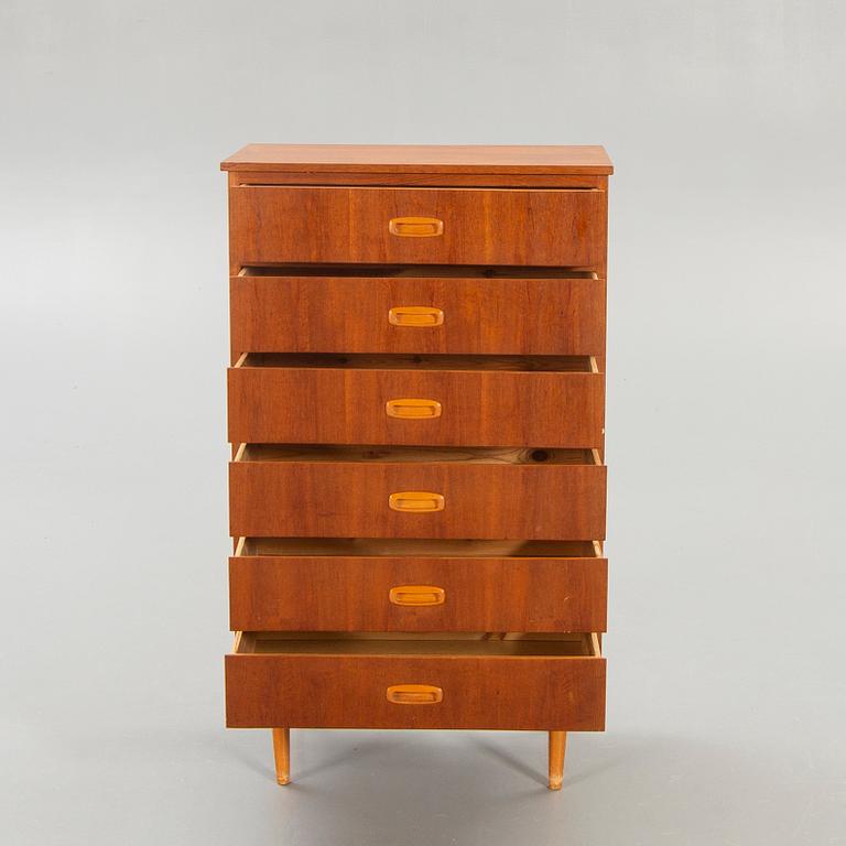 Byrå, teak, 1960-tal.