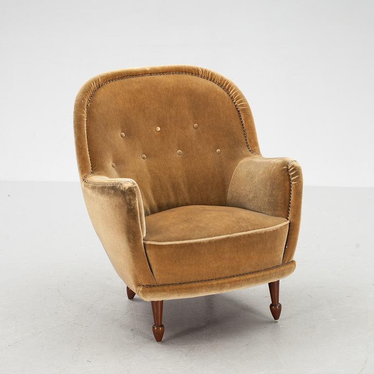 FÅTÖLJ, troligen Carl Cederholm, Stil & Form.