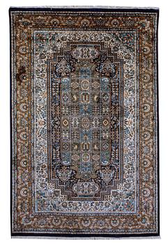 A carpet, Oriental Silk, ca 271 x 180 cm.