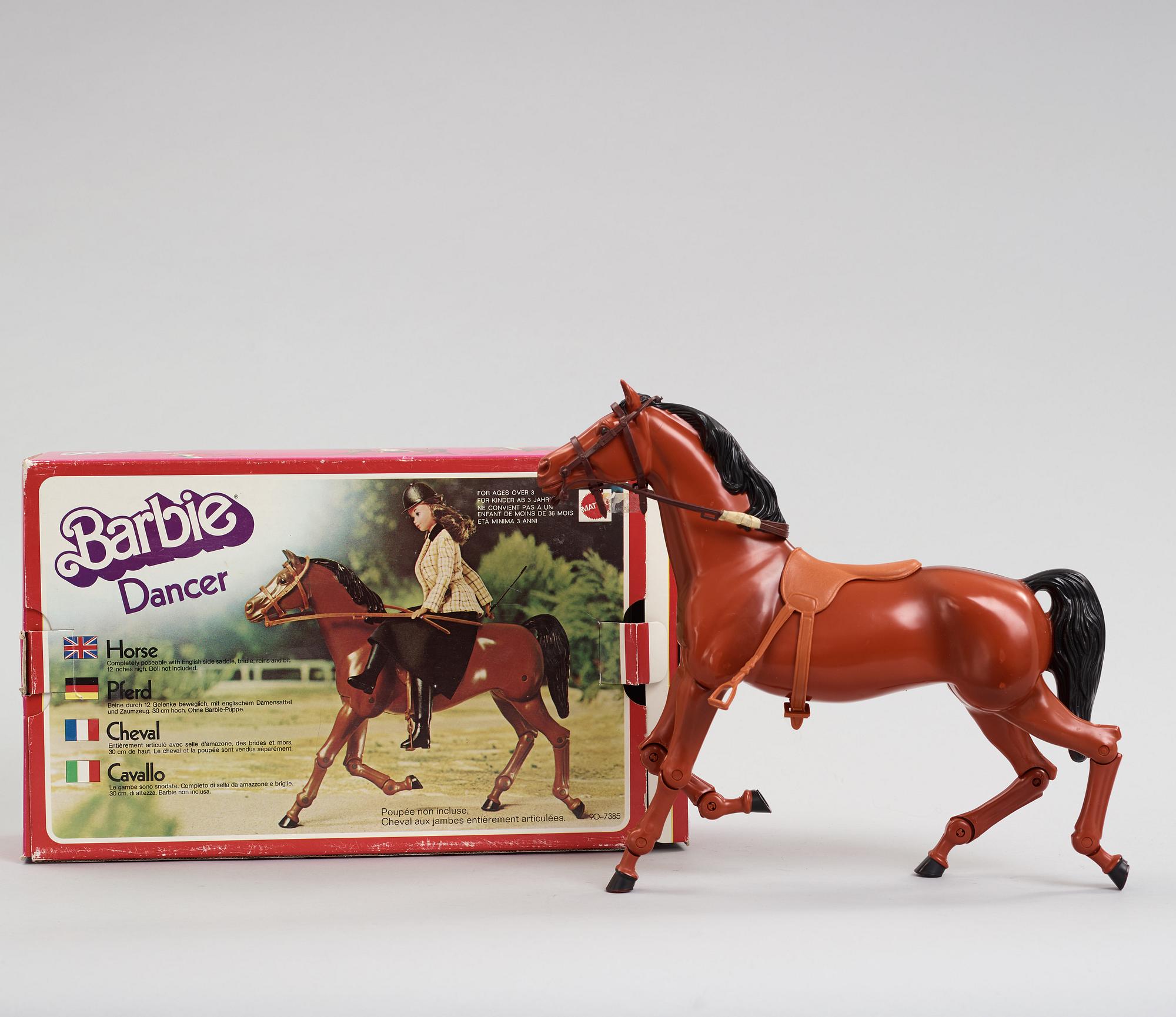 BARBIE TILLBEHÖR, 4 delar, Mattel 1970-tal.