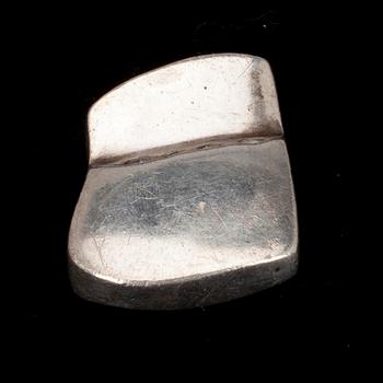 RING, silver, Lapponia 1972. Sign. Poul. (Poul Hovgaard) Vikt 24,3 g.