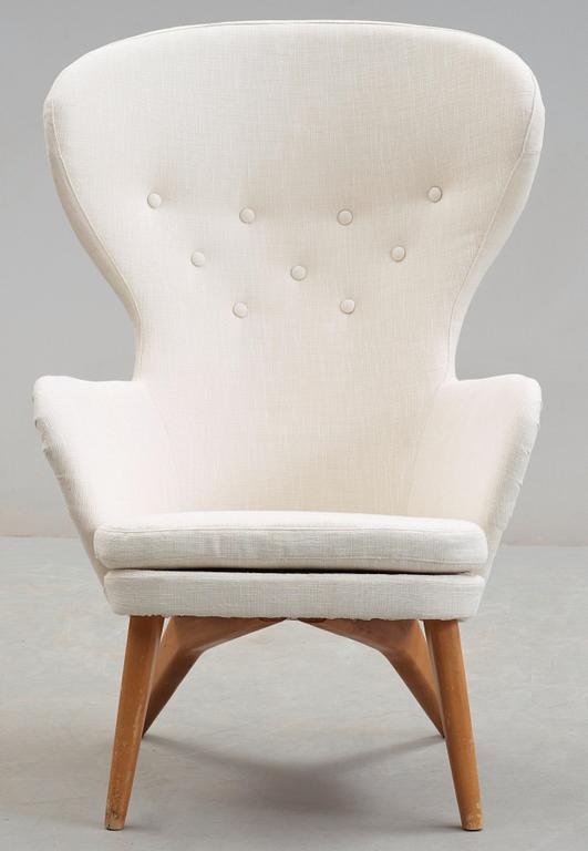 A Carl-Gustav Hiort af Ornäs easy chair, made in Finland, 1950's.