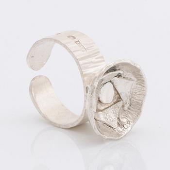 ROSA TAIKON, silver, ring, Stockholm, 1972.