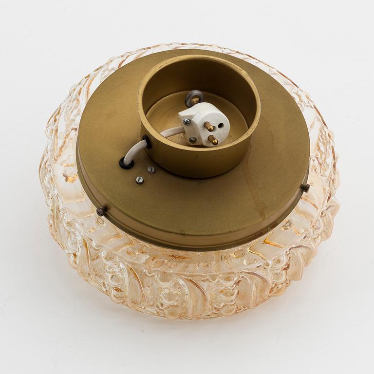 Taklampa, Glashütte Limburg, Tyskland, 1900-talets andra hälft.