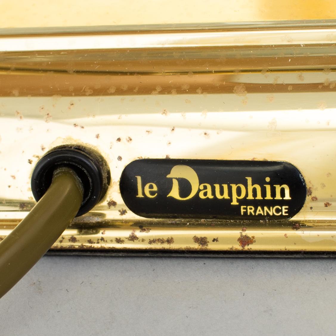 A 'La Pomme' table light from Maison le Dauphin, France, 1970's.