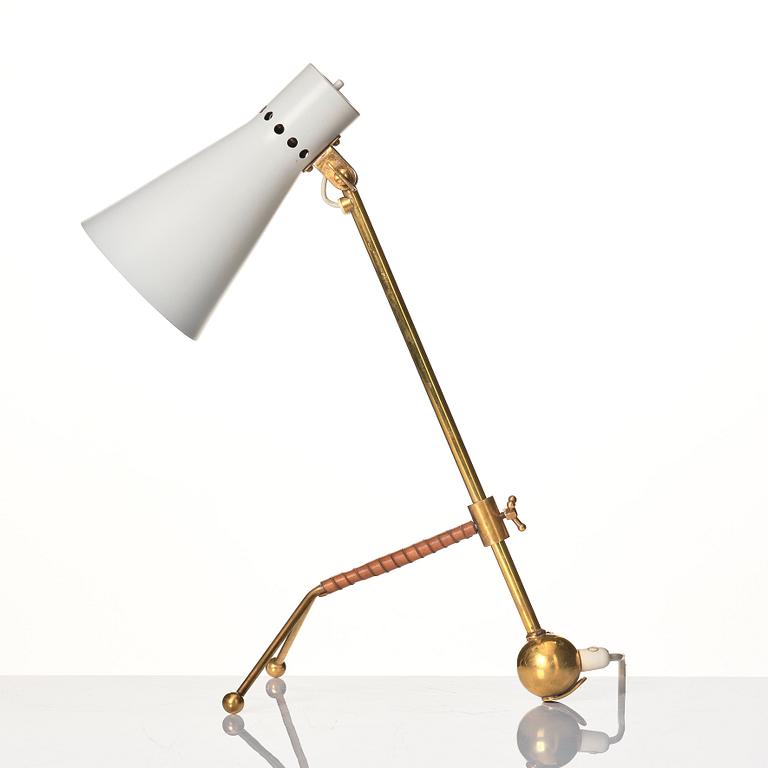 Tapio Wirkkala, a table lamp, model 'K11-16', Idman, Finland, mid-20th century.