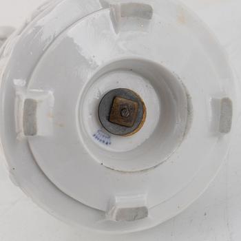 Table decorations, 5 pieces, porcelain, Naples and Naples-like mark, 20th century.