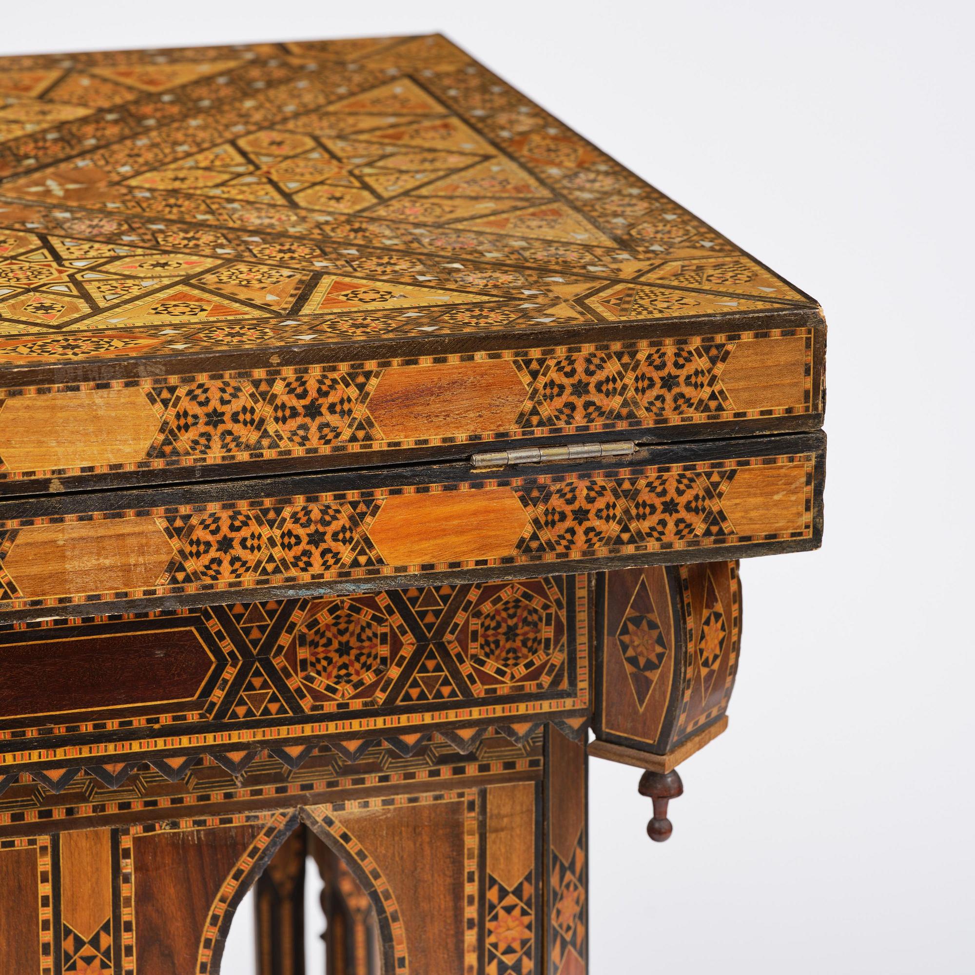 Spelbord, Damaskus Syrien, omkring år 1900.