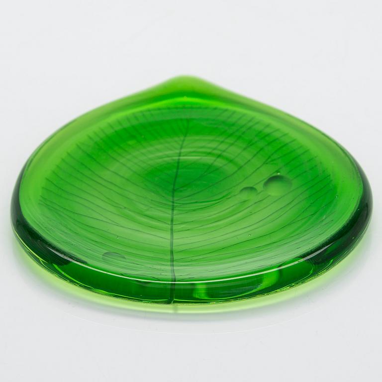 Tapio Wirkkala, unique, art object 'Drop leaf' 3308, designed for Iittala in 1946, unsigned.