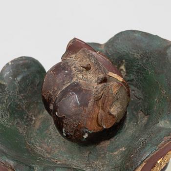 A wooden sculpture, southest Asia, 20th century.